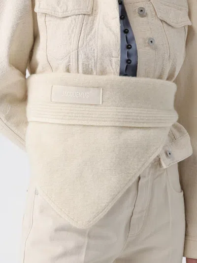 Jacquemus Scarf Woman  In White