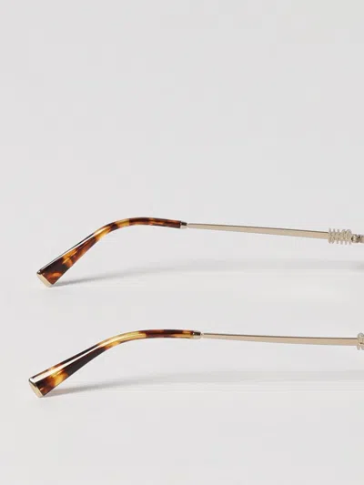 Miu Miu Sunglasses Woman  In Gold
