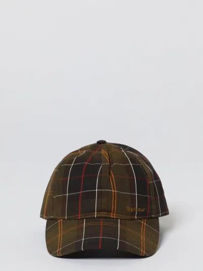 Barbour Tartan Baseball Cap In Multi