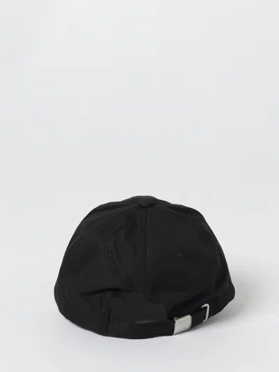 Kenzo Men Baseball Cap With Embroidered Logo In Black