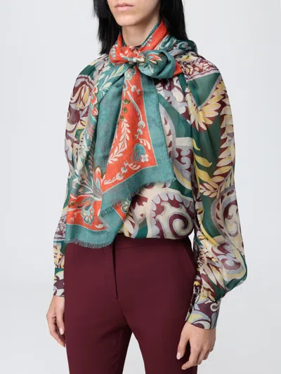 Etro Scarf Woman  In Green