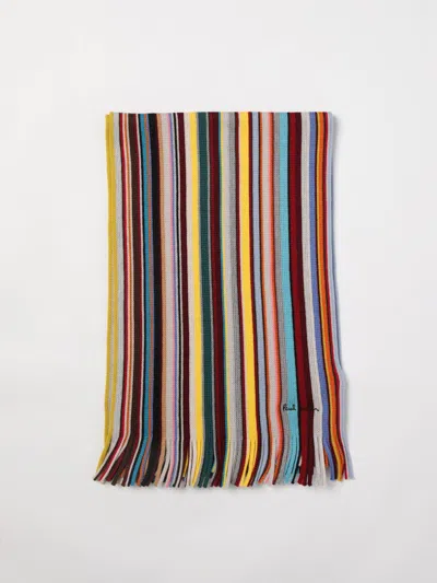 Paul Smith Men Scarf Signature In Multi