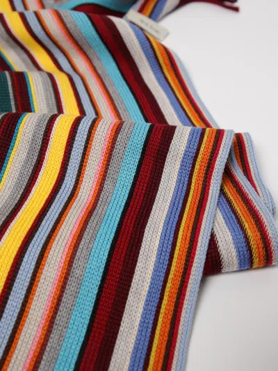 Paul Smith Men Scarf Signature In Multi