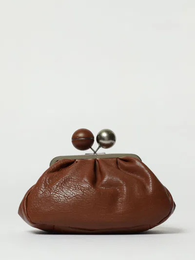 Weekend Max Mara Pasticcino Medium Leather Mini Bag In Brown
