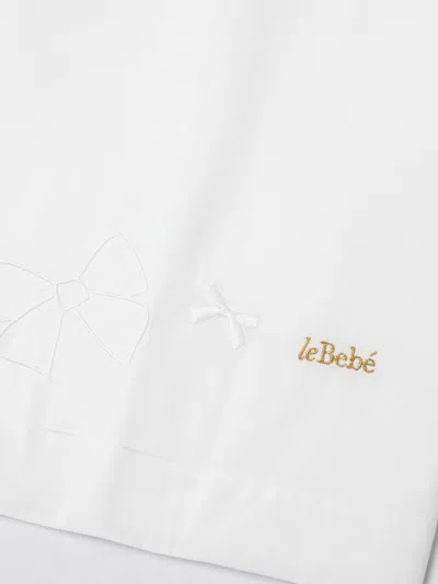 Le Bebé Sheets Kids Le Bebe' In White