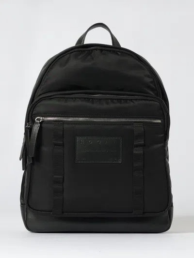 Hogan Logo-patch Backpack In Black