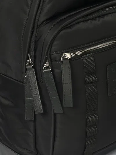 Hogan Logo-patch Backpack In Black