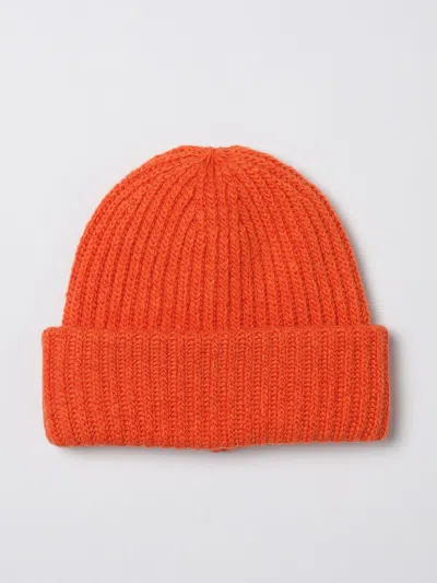 Msgm Hat Men  In Orange