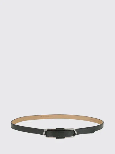 Ralph Lauren Collection Loop Buckle Belt In Black