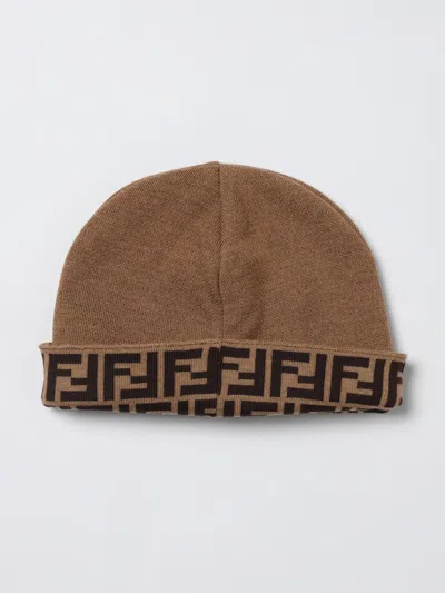 Fendi Hat Kids  In Brown