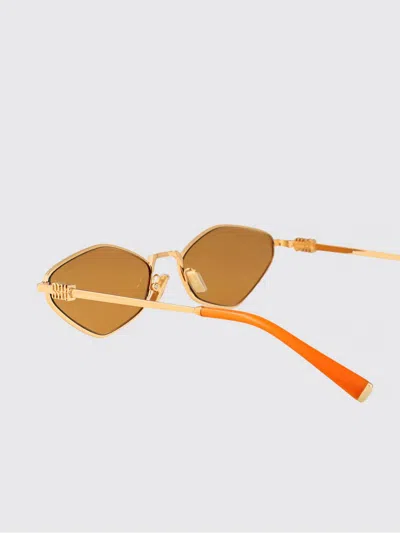 Miu Miu 0mu 56zs Sunglasses In 5ak40d Gold