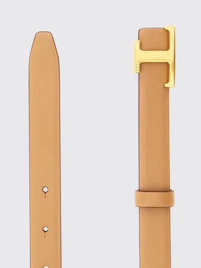 Tod's Reversible T Timeless Belt In Brown