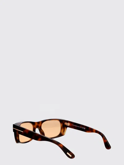Tom Ford Eyewear Juan Rectangle Frame Sunglasses In Brown