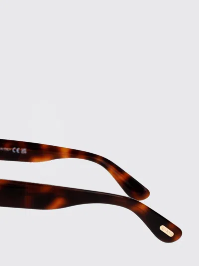 Tom Ford Eyewear Juan Rectangle Frame Sunglasses In Brown