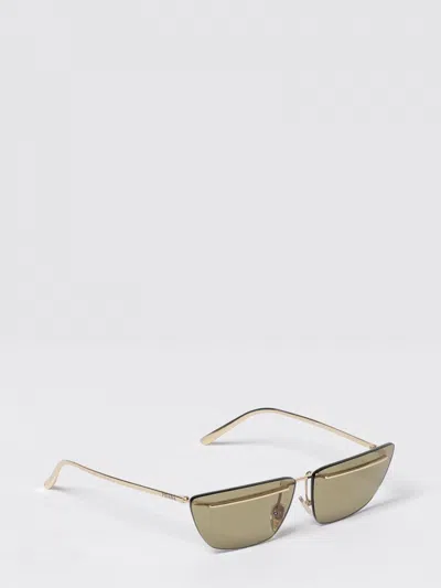 Prada 0pr C52s Angular Metal Frame Sunglasses In Gold