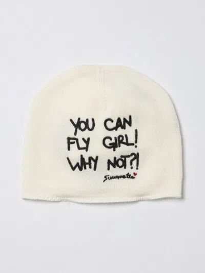 Simonetta Hat Kids  In White