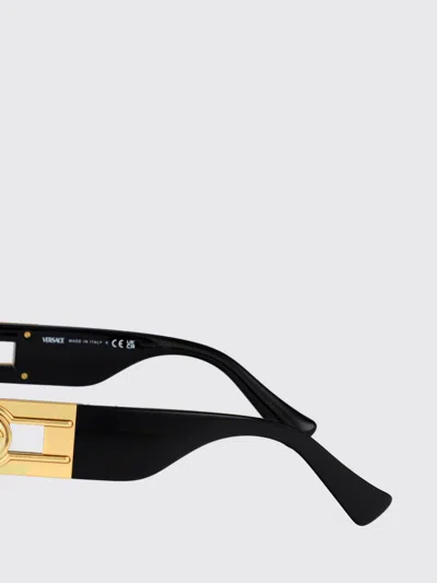 Versace Eyewear Rectangle Frame Sunglasses In Gray