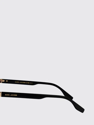 Marc Jacobs Marc Rectangle-frame Sunglasses In Black