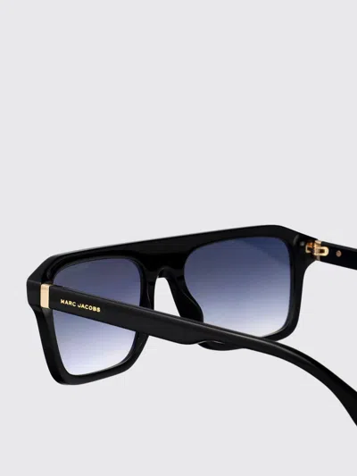 Marc Jacobs Marc Rectangle-frame Sunglasses In Black
