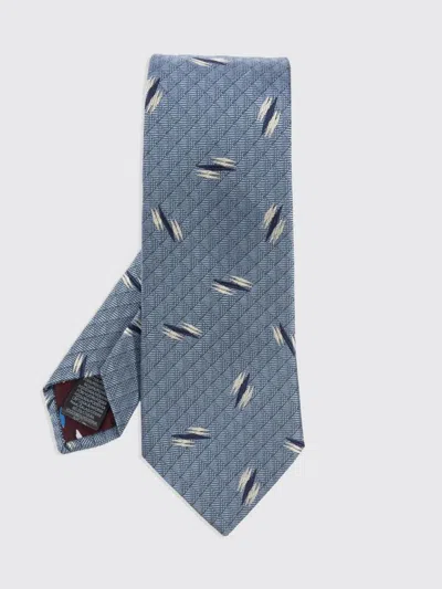 Paul Smith Retro Tie With Textured Diagonal Design In Blue