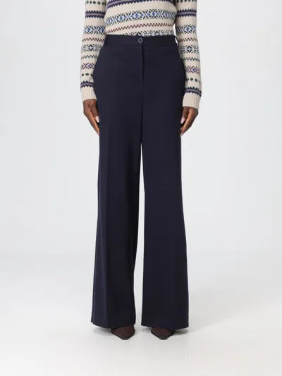 Weekend Max Mara Pants Woman  In Blue
