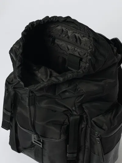 Premiata Versatile Backpack With Multiple Zippered Pockets In Black