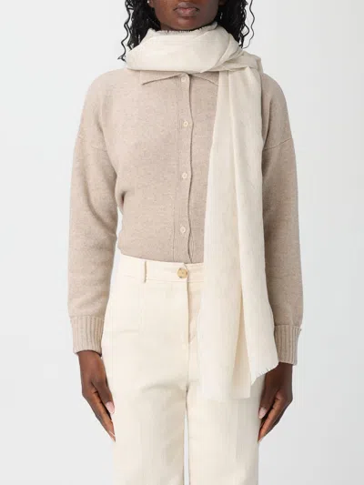 Max Mara Scarf Woman  In White