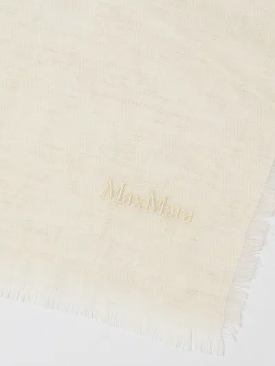 Max Mara Scarf Woman  In White