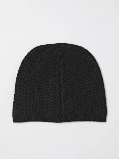 Ralph Lauren Textured Logo-detail Scarf And Beanie Hat In Black