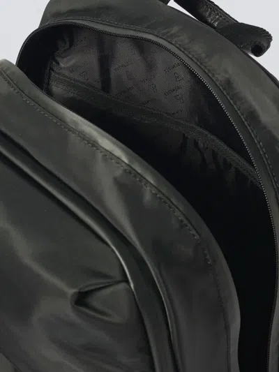 Premiata Versatile Backpack Featuring Multiple Elements In Black