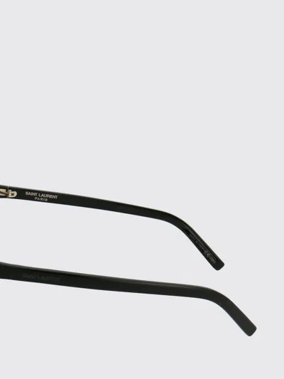 Saint Laurent Mask Frame Sunglasses In Brown