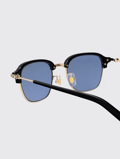 Montblanc Squared Sunglasses Mb0390 S 002 In Blue