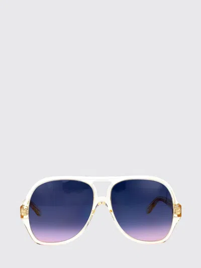 Chloé Chloe Aviator Sunglasses Ch0289 S 004 In White