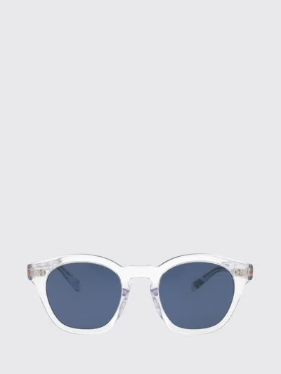 Oliver Peoples Round-frame Tinted-lenses Sunglasses In Transparent