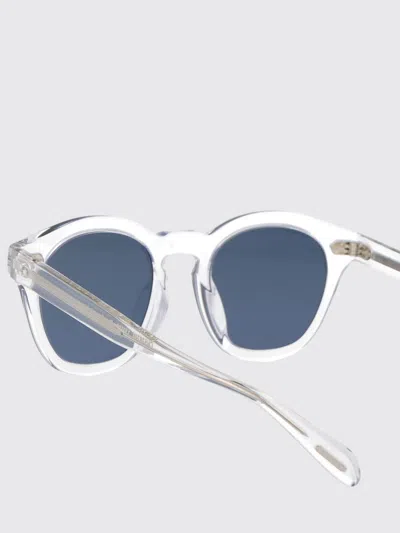 Oliver Peoples Round-frame Tinted-lenses Sunglasses In Transparent