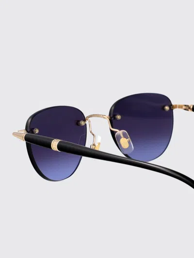 Montblanc Round Sunglasses Mb0412 S 006 In Purple