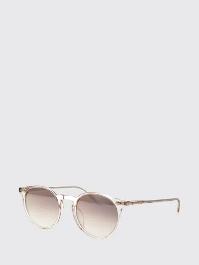 Oliver Peoples Round-frame Tinted-lenses Sunglasses In Neutral