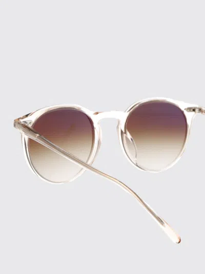 Oliver Peoples Round-frame Tinted-lenses Sunglasses In Neutral
