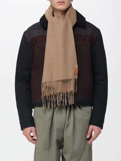 Loewe Scarf Men Natural In Brown