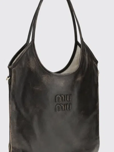 Miu Miu Shoulder Bag Woman  In Brown