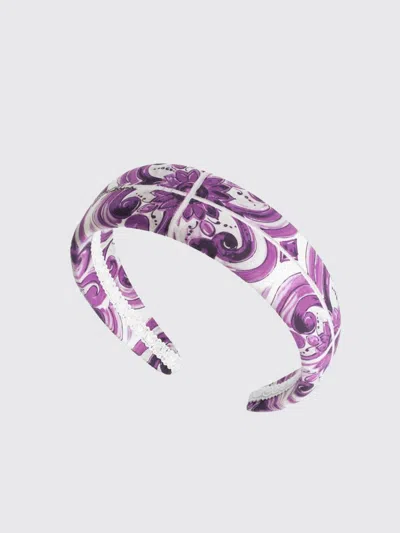 Dolce & Gabbana Hair Clip Kids  In Purple