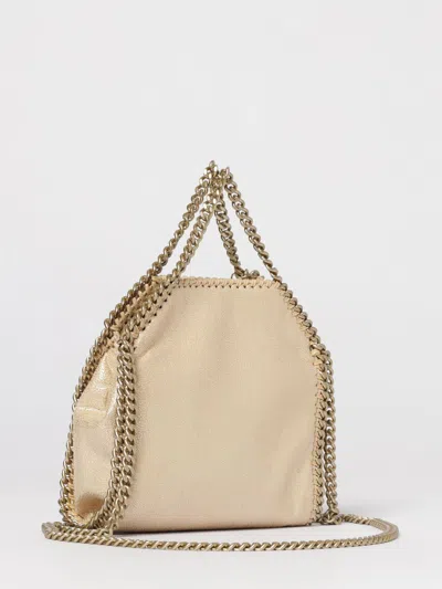 Stella Mccartney Tiny Faux Leather Falabella Tote Bag In Neutral