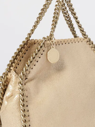 Stella Mccartney Tiny Faux Leather Falabella Tote Bag In Neutral