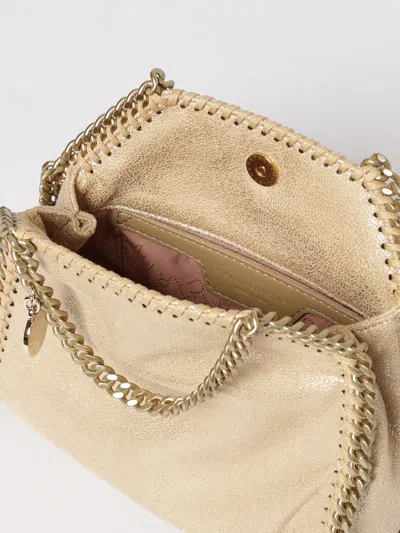 Stella Mccartney Tiny Faux Leather Falabella Tote Bag In Neutral