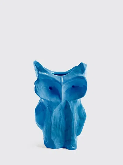 Serax Owl Vase In Blue