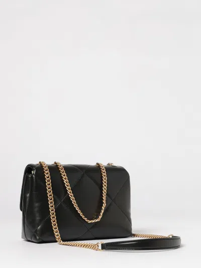 Tory Burch Small Kira Diamond Quilted Convertible Leather Shoulder Bag In Black