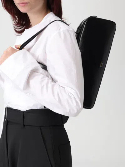 Khaite Hold All String Small Square Bauletto Shoulder Bag Shoulder Bags Black In Black