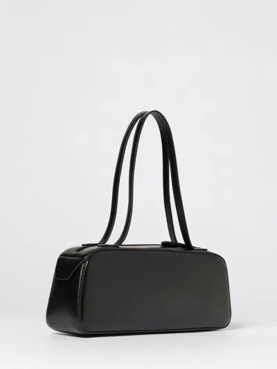 Khaite Hold All String Small Square Bauletto Shoulder Bag Shoulder Bags Black In Black