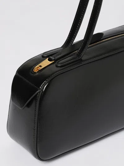 Khaite Hold All String Small Square Bauletto Shoulder Bag Shoulder Bags Black In Black