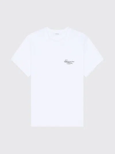 Givenchy Cotton Crewneck T Shirt Short Sleeves In White